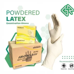 guante latex con polvo GUANTES LATEX CON POLVO