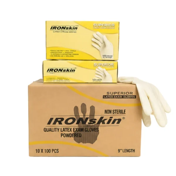 GUANTES LATEX CON POLVO