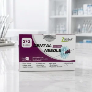 AGUJA DENTAL ZOGEAR 0.4 X 35MM 27G LARGA X 100 PCS